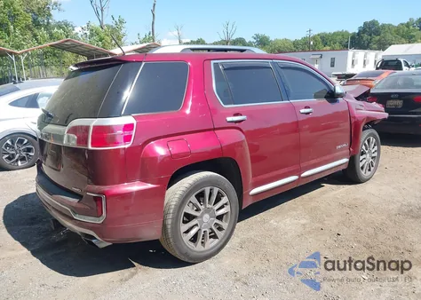 2016 GMC Terrain Denali из США, поврежденный, VIN 2GKFLVE31G6140422